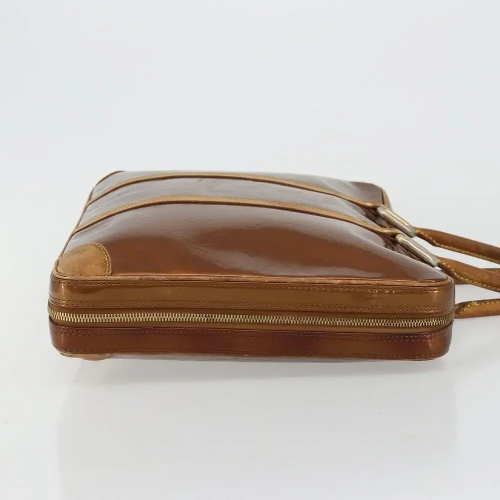 Louis Vuitton Monogram Vernis Van Damme Handbag Gold